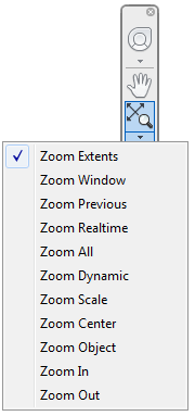 Navigation Bar Options in AutoCAD