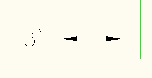 Drawing a door in AutoCAD