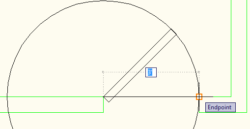 Drawing a door in AutoCAD