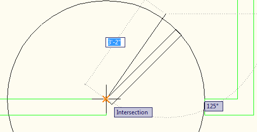 Drawing a door in AutoCAD