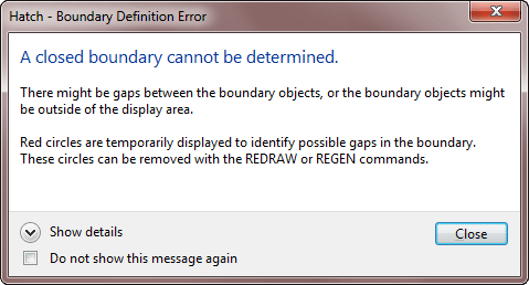 Open Booundary in Hatch command in AutoCAD