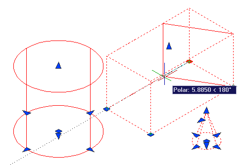 3D Grips in AutoCAD 2007