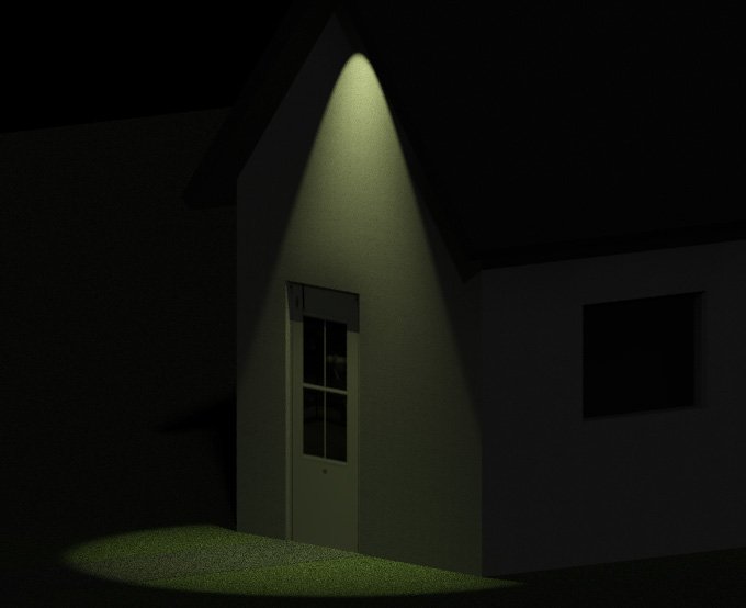 Spotlight rendering in AutoCAD