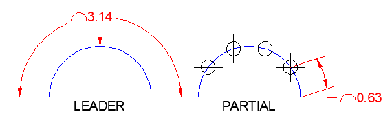 Arc Length in AutoCAD