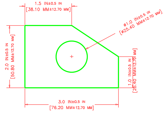 Dimension Sample in AutoCAD