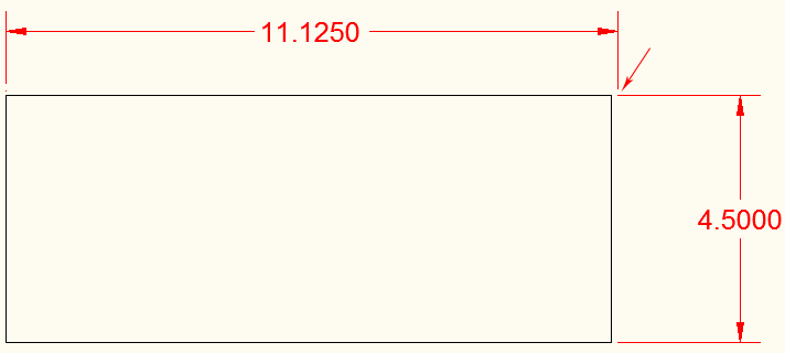 Dimensioning Mistake