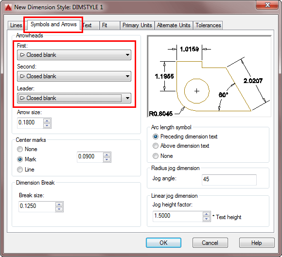 Dimension Styles in AutoCAD