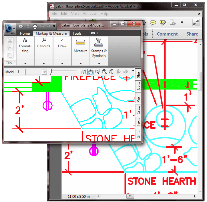 Cabin_floor_plan2-Model-Stone Hearth,Fireplace