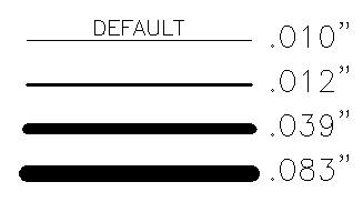 Lineweight Samples