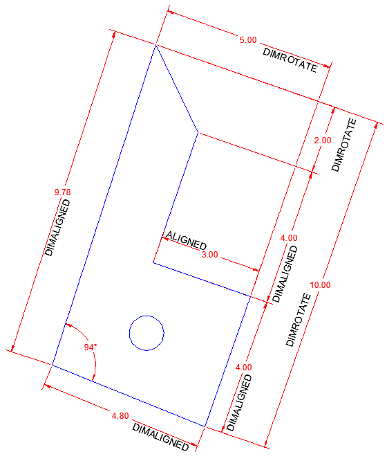 Center Mark in AutoCAD