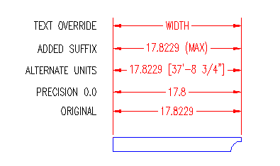 Text options in AutoCAD dimensions