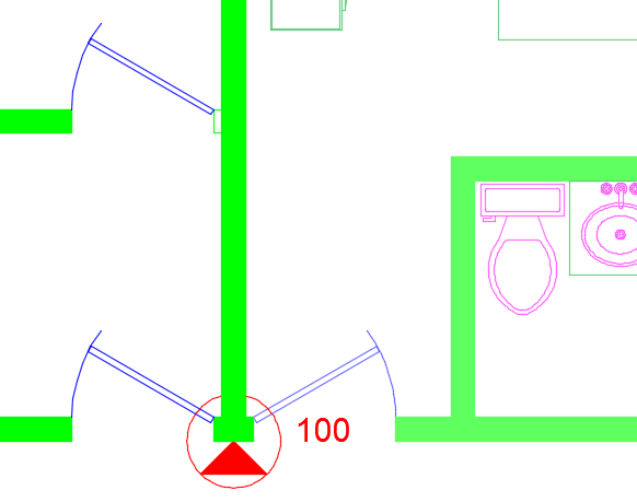 xref, insertion-point, doors, room