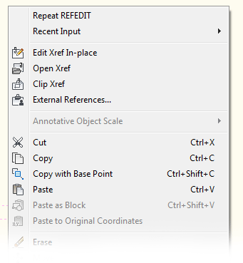 Xref Menu